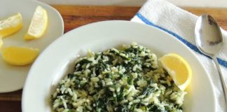 Спанакоризо (шпинат с рисом по греческому рецепту)